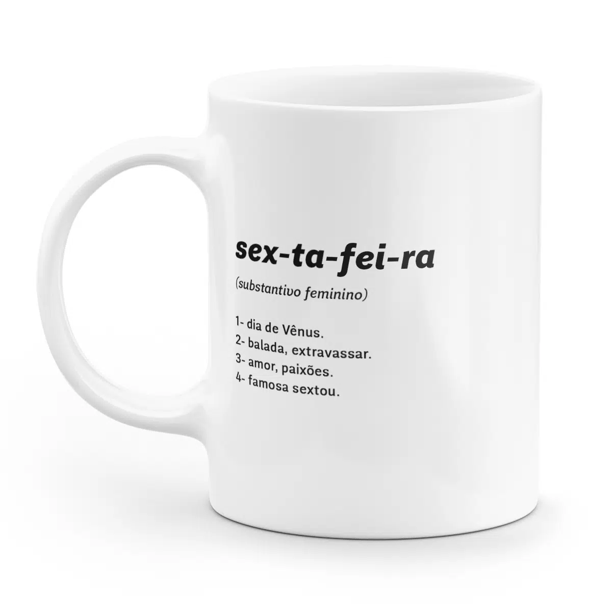 Caneca Minimalista Sexta-Feira - Imagem 1