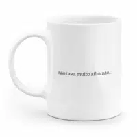 Caneca minimalista Garfield – não tava muito afim não, mas acordei - Imagem 2
