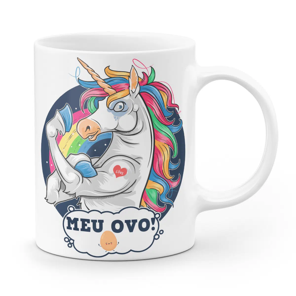 Caneca Unicórnio Indelicado - Meu Ovo - Imagem 1