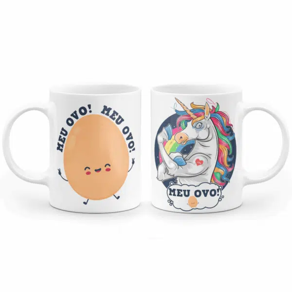 Caneca Unicórnio Indelicado - Meu Ovo - Imagem 3