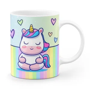 Caneca unicórnio indelicado - não desalinha a porra do meu chakra