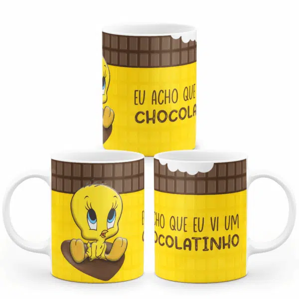 Caneca Páscoa Looney Tunes - Piu Piu - Imagem 4