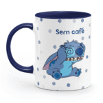 Caneca Stitch - Sem café e com café
