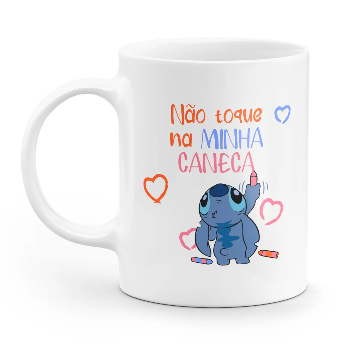 Caneca Stitch - Não Toque Na Minha Caneca - Imagem 1