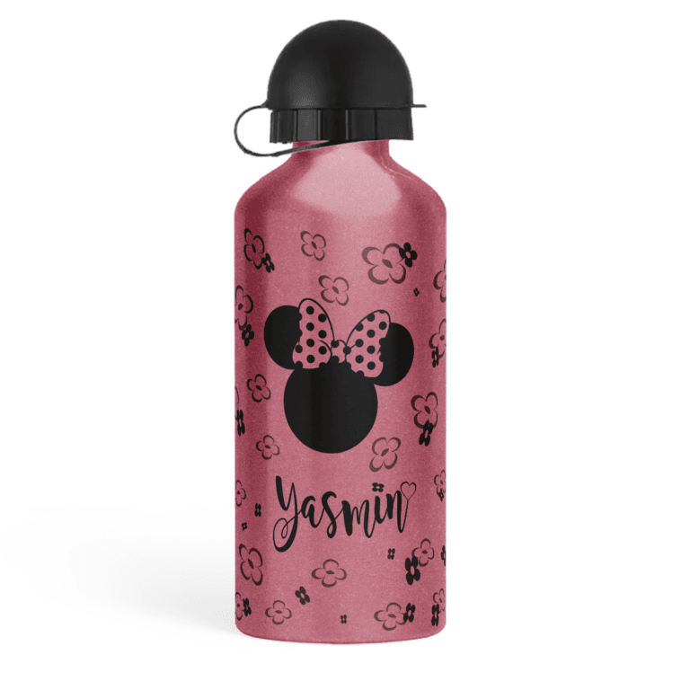 Garrafa Squeeze De Alumínio Rose Personalizada - 500Ml