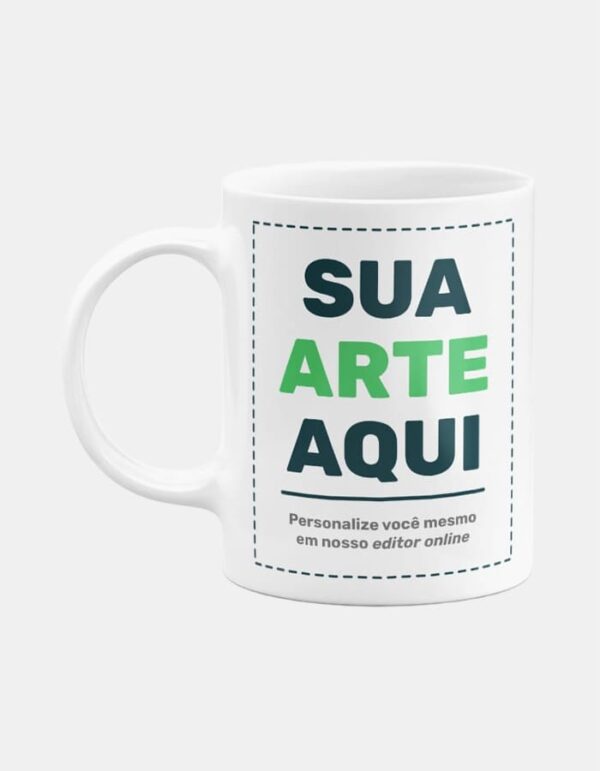 Caneca Personalizada Branca - Imagem 1