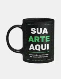 Caneca Personalizada Preta